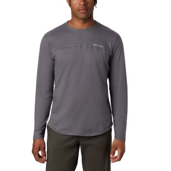 Columbia Rugged Ridge Long Sleeve Crew, Sudaderas Grises Para Hombre | 938650-JTY